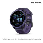 GARMIN - Forerunner® 570 Smart Watch (47mm ) - Translucent Imperial Purple | Indigo